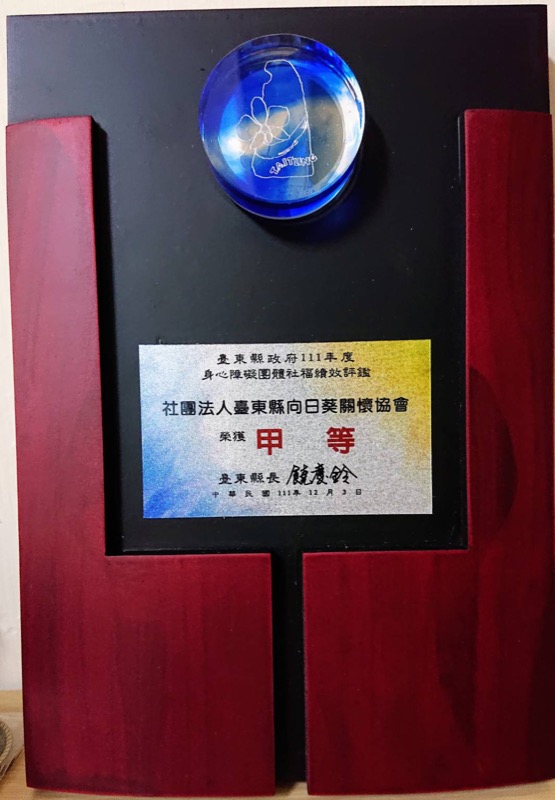 111年度身心障礙團體社福績效評鑑甲等